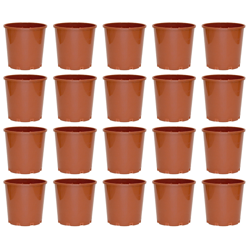 20PK Homeleisure Reko Pot 100mm Terracotta Outdoor Garden 
