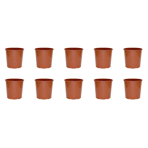 10PK Homeleisure Reko Pot 175mm Terracotta Outdoor Garden 