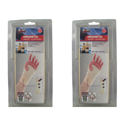 2PK Body Sculpture Magnetic Wrist Brace Support Compression Therapy One Size