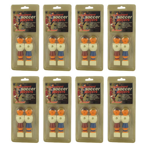 8x 2pc Regent Table Soccer Foosball Players Football Men Figures Replacement
