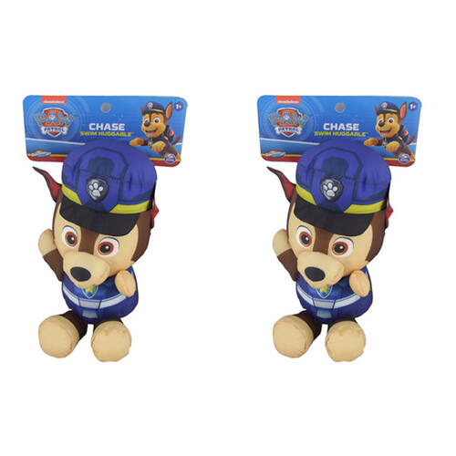2PK Swimways Paw Patrol Swim Water Stuffie Kids/Children Plush Toy Chase