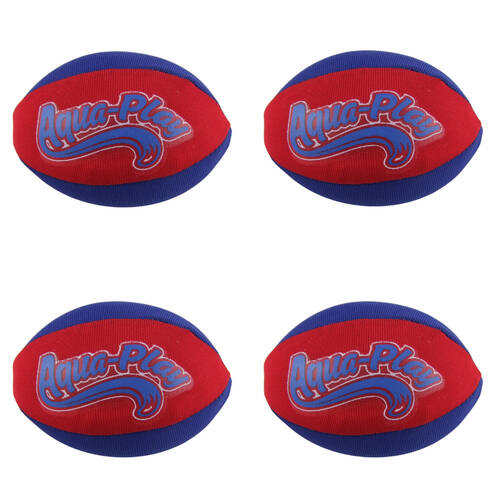 4PK Aqua Play Skim Ball American Football Shaped Family Outdoor Water Games