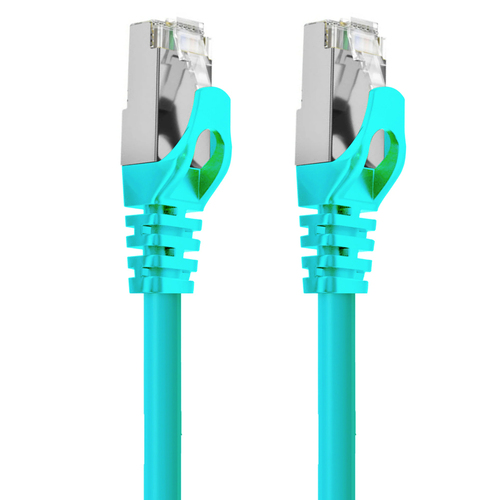 Cruxtec RJ45 LAN CAT7 10GbE 10m Triple Shielding Ethernet Cable - Green