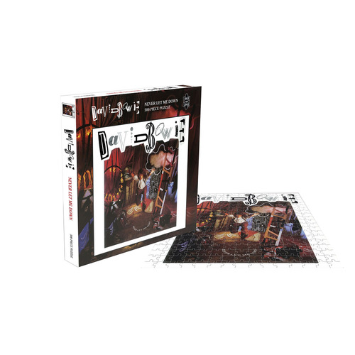 500pc Rock Saws David Bowie Never Let Me Down Jigsaw Puzzle 41x41cm