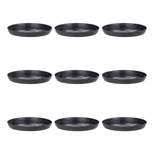 9PK Homeleisure Reko Saucer to Suit 510 Black Garden 