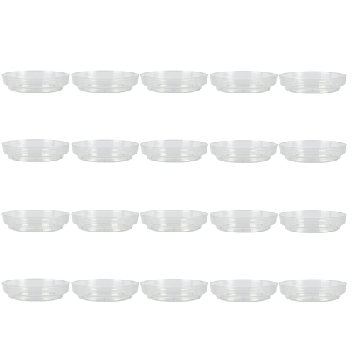 20PK Homeleisure Reko Saucer to Suit 200 Clear Garden 