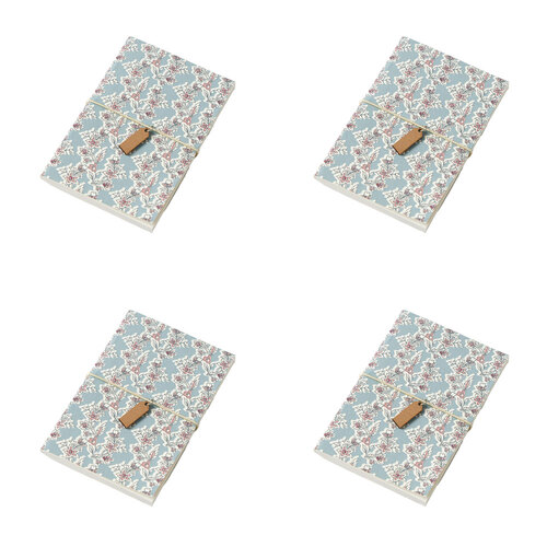 4PK Pilbeam Living Indienne 50-Pages Pocket Notebook Writing Stationery