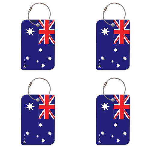 4PK Retreev Australia Travel Bag Smart Tag Luggage Suitcase Name Card w/ QR