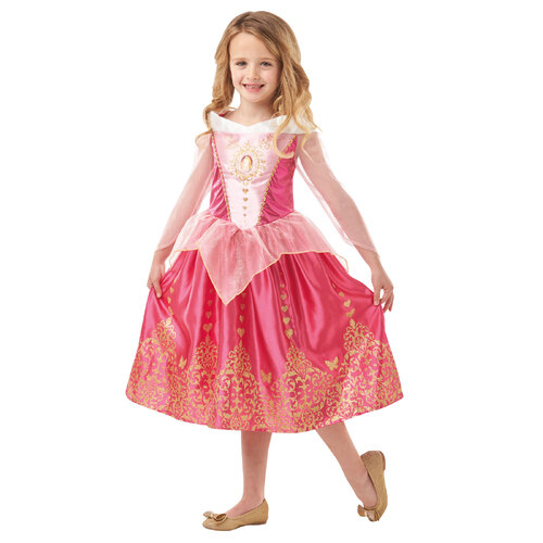 Disney Sleeping Beauty Gem Princess Kids Dress Up Costume - Size 4-6