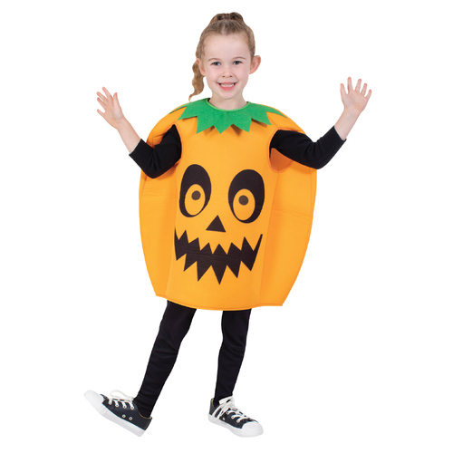 Rubies Pumpkin Tabard Unisex Dress Up Costume - Size 3-5 YRS