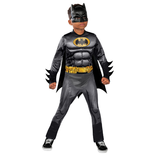Dc Comics Batman Deluxe Lenticular Boys Dress Up Costume - Size 3-5 YRS