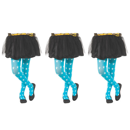 3PK Marvel American Dream Tights Party Costume - Child