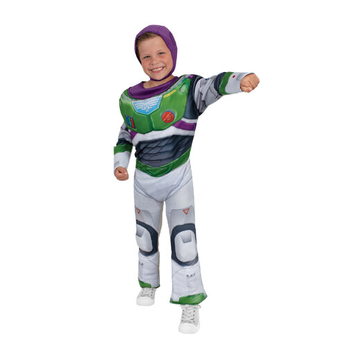 Disney Pixar Buzz Deluxe Lightyear Movie Kids Boys Dress Up Costume - Size 6-8 Yrs