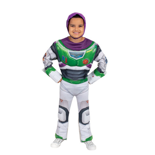 Disney Pixar Buzz Premium Lightyear Movie Kids Boys Dress Up Costume - Size 3-5 Yrs