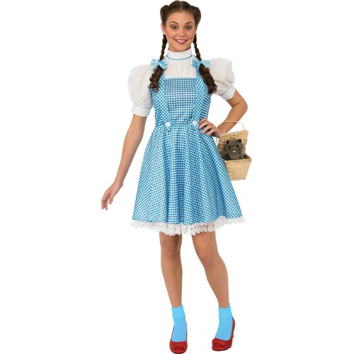 Wizard Of Oz Dorothy Deluxe Womens Dress Up Costume - Size STD