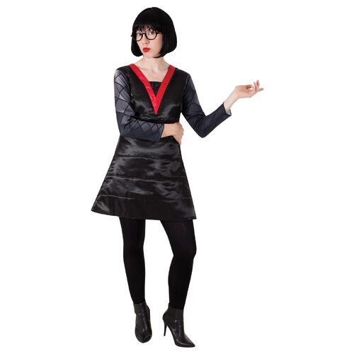 Disney Pixar Edna Mode Deluxe Womens Dress Up Costume - Size L