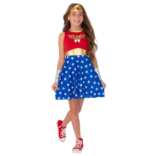 Dc Comics Wonder Woman Opp Dress Up Costume - Size 4-6