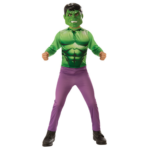 Marvel Hulk Opp Kids Boys Dress Up Costume - Size 3-5 Yrs
