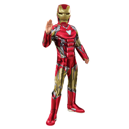 Marvel Iron Man Deluxe Dress Up Costume - Size 6-8