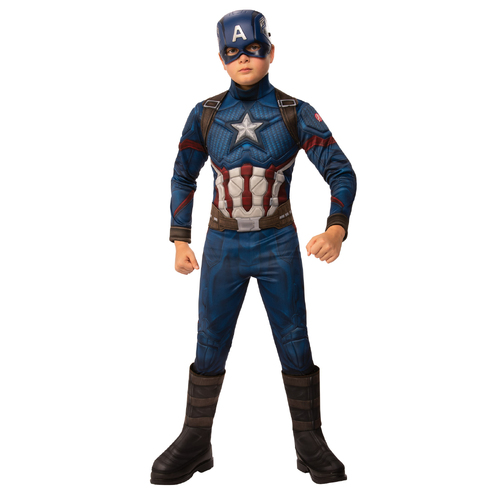 Marvel Captain America Deluxe Dress Up Costume - Size 3-5