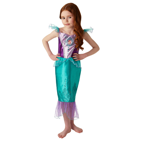 Disney Ariel Gem Princess Dress Up Kids Costume - Size 4-6
