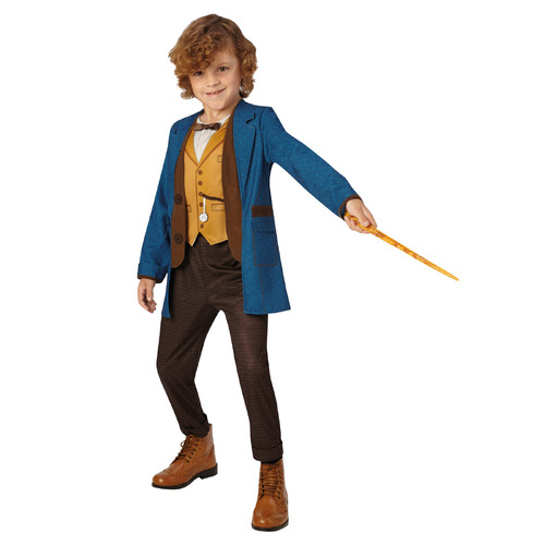 Harry Potter Newt Scamander Deluxe Boys Dress Up Costume - Size 3-5y