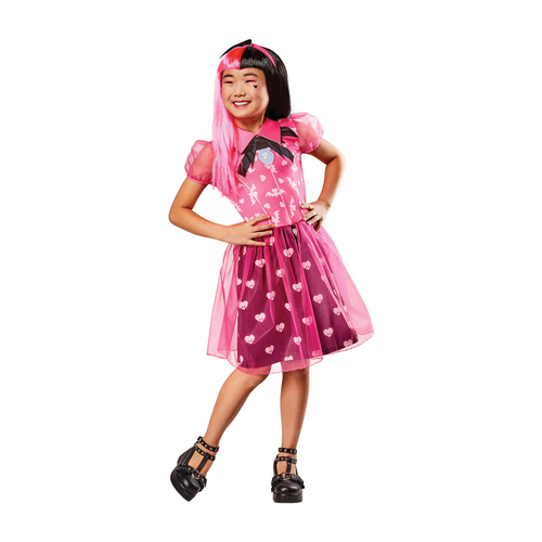 Monster High Draculaura Classic Monster High Costume Party Dress-Up - Size 6-8y