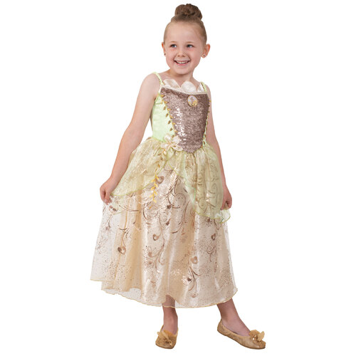 Disney Tiana Ultimate Princess Girls Dress Up Costume - Size 9-10 Yrs