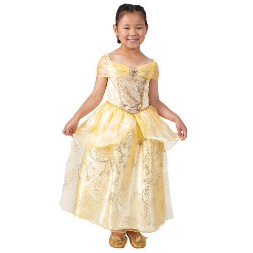 Disney Belle Ultimate Princess Girls Dress Up Costume - Size 9-10 Yrs