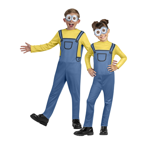 Minions Minions Unisex Opp Costume Party Dress-Up - Size 6-8y