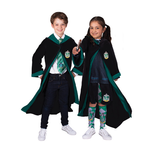 Harry Potter Slytherin Child Robe Dress Up Costume - Size 6+