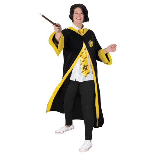 Harry Potter Hufflepuff Adult Party Costume Robe Size STD
