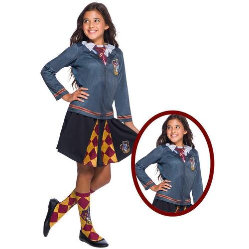 Harry Potter Gryffindor Dress Up Costume Top - Size 5-7y