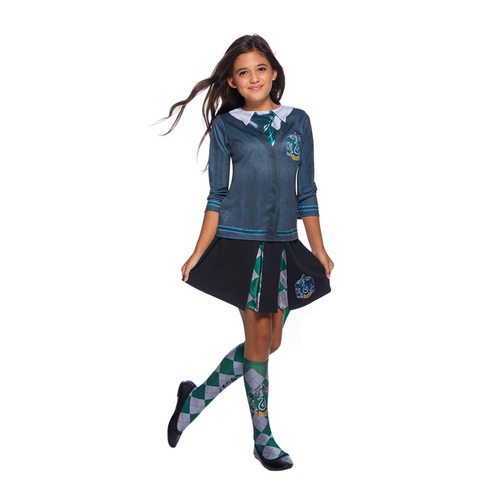 Harry Potter Slytherin Dress Up Costume Top - Size 5-7y