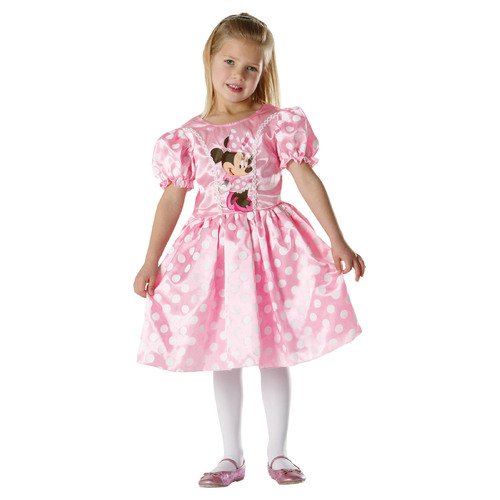 Disney Minnie Mouse Classic Pink Dress Up Costume - Size 3-5