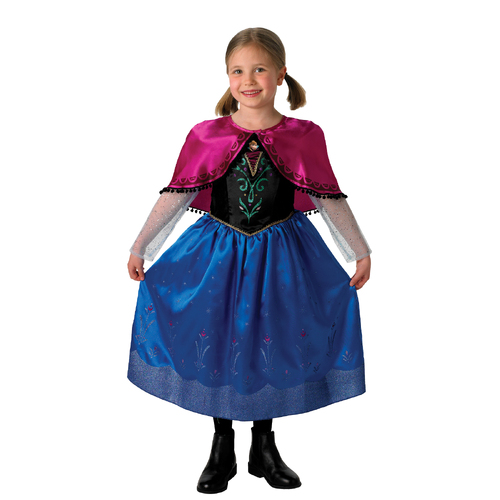 Disney Anna Deluxe Kids Dress Up Costume - Size 6-8