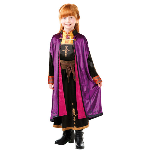 Disney Anna Frozen 2 Deluxe Dress Up Costume- Size 3-5