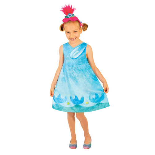Rubies Poppy Trolls 2 Dress Up Costume - Size 4-6y