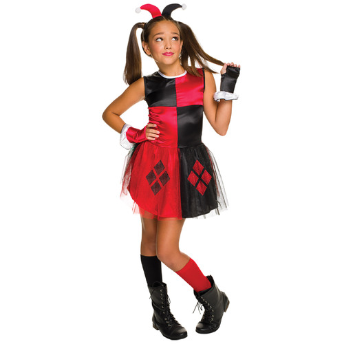 Dc Comics Harley Quinn Tutu Dress Up Costume - Size 3-5