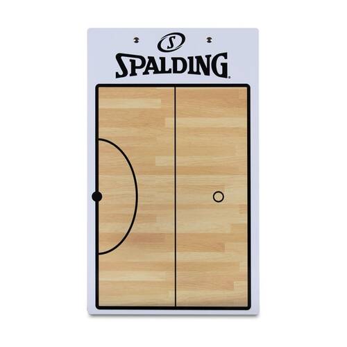 Spalding Netball Coaches Board Double Sided Half/Full Court w/Marker 40x24cm