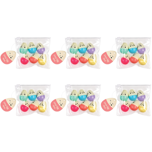 6x 6pc Rex London Egg Highlighter Marker Art Pen Set 3y+