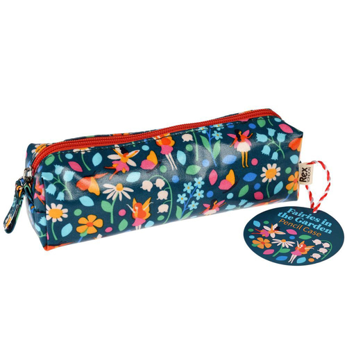Rex London Pencil Case Stationery Organiser 9x21cm - Fairies In The Garden