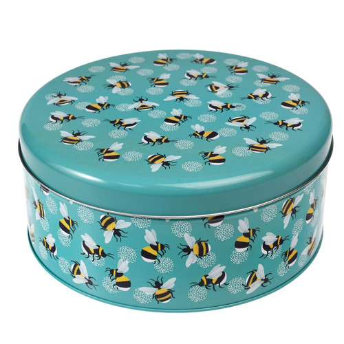 Rex London Cake Tin Kitchen Storage Round 24cm - Bumblebee