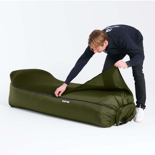 Formula Sports Inflatable 175cm Softybag w/ Cover - Olive Green