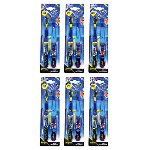 6x 2pc Disney Batwheels Kids/Children Toothbrush Dental Oral Teeth Cleaning Care