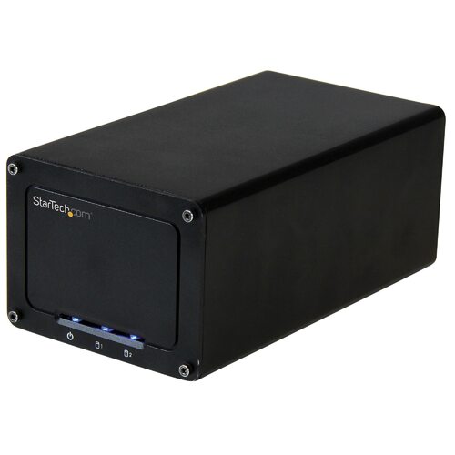 Star Tech 2-Drive External Enclosure for 2.5" SSD/HDDs - USB 3.1