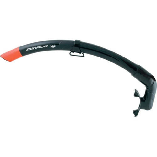 Mirage Spearo Snorkelling/Swimming Snorkel Breathing Tube Black