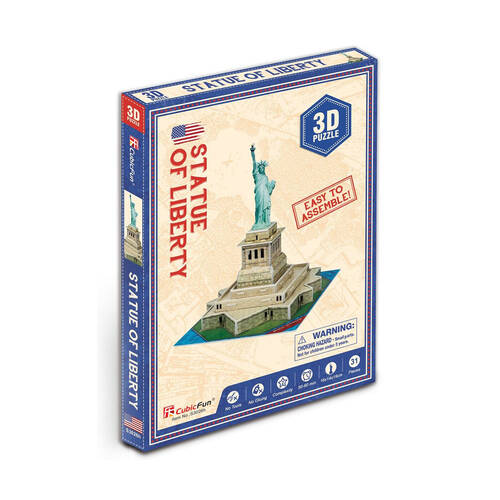 Cubic Fun Statue of Liberty Kids/Childrens 3D Puzzle 8y+