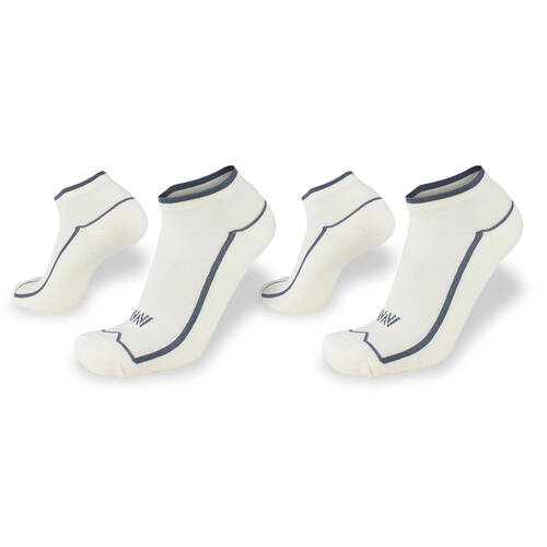 2 x 2PK Wilderness Wear Active 10K AU 3-8 Natural Merino Socks
