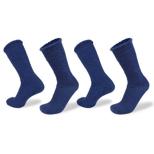 2PK Wilderness Wear Industrial Beast 2 AU 7-11 Navy Merino Socks